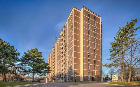 345 Driftwood Ave, North York - companion tower where BMI replaced the domestic hot water and heating risers