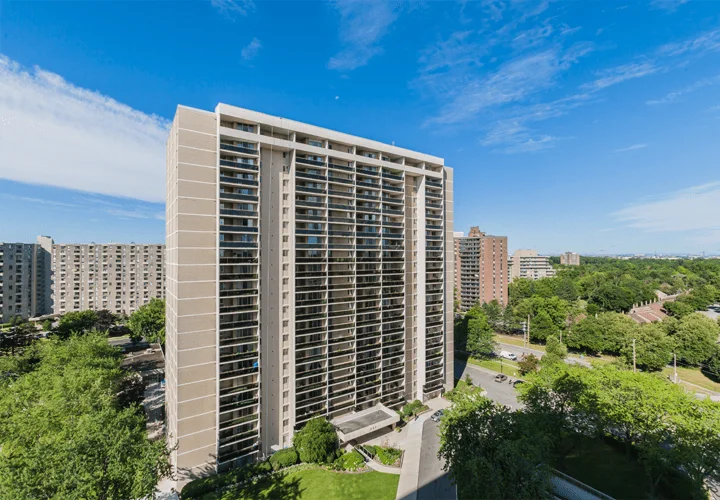 812 Burnhamthorpe Rd, Toronto - condominium where BMI performed building-wide riser replacement